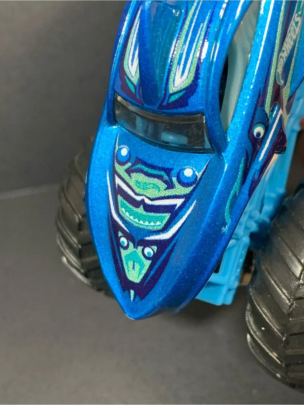 Lot of 4 Monster JAM Trucks – Hot Wheels, Horse Power, Tiger Shark